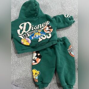 Zara Disney sweatshirt & sweatpants set
